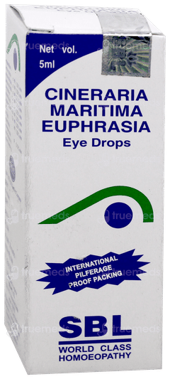 Sbl Cineraria Maritima Euphrasia Eye Drops 5Ml